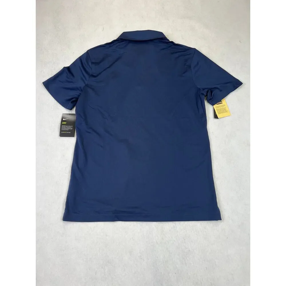 NIKE‎ CHICAGO WHITE SOX MENS NAVY BLUE POLO SHORT SLEEVE, Sz Medium